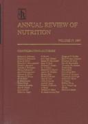 Cover of: Annual Review of Nutrition: 1997 (Annual Review of Nutrition)