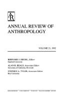 Cover of: Annual Review of Anthropology: 1992, Vol 21