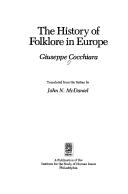 Cover of: The History of Folklore in Europe