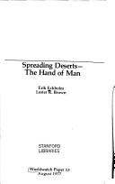 Cover of: Spreading Deserts the Hand of Man #13