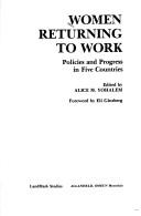 Cover of: Women Returning to Work by Yohalem