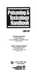 Cover of: Poisoning and Toxicology Handbook 1995-96 (Rapid Drug Finders Series)