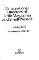 Cover of: The International Directory of Little Magazines and Small Presses, 1991-1992