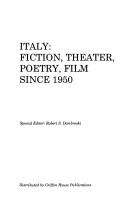Cover of: Italy: Fiction, Theater, Poetr, Film Since 1950