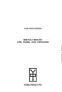 Cover of: Bertolt Brecht by Karl-Heinz Schoeps