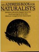 Cover of: An Address Book for Naturalists