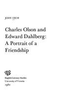 Cover of: Charles Olson and Edward Dahlberg by John Cech