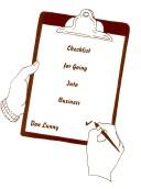 Cover of: Checklist for Going into Business