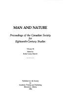 Cover of: Man and Nature: Proceedings of the Canadian Society for Eighteenth Century Studies