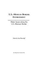 Cover of: The U.S.-Mexican Border Environment by 
