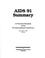 Cover of: AIDS 91 Summary: A Practical Synopsis of the VII International Conference 