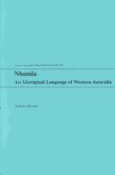 Cover of: Nhanda: An Aboriginal Language of Western Australia (Oceanic Linguistics Special Publications)
