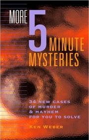 Cover of: More Five-minute Mysteries (Five-Minute Mysteries) by Ken Weber