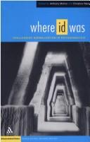 Cover of: Where Id Was (Disseminations) | 