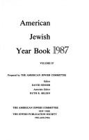 Cover of: American Jewish Year Book, 1987
