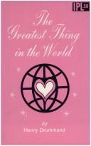 Cover of: The Greatest Thing in the World by Clarence Darrow
