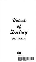 Cover of: Voices of Destiny