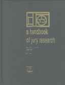 Cover of: A Handbook of Jury Research by 