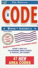 Cover of: The Official Code Book of America: 1997 Through 1998