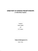 Cover of: Directory of Nursing Preceptorships in the United States