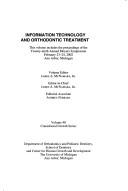 Cover of: Information technology and orthodontic treatment