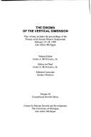 Cover of: Enigma Of The Vertical Dimension (Craniofacial Growth Series)