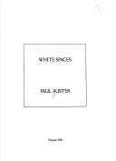 Cover of: White Spaces