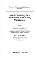 Spinal Chord Injury Pain by Robert P. Ed. Yezierski