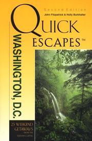 Cover of: Quick Escapes Washington D.C.
