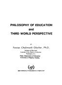 Cover of: Philosophy of education and Third World perspective