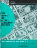 Cover of: Cost-Finding for Records Management Activities | Jose-Marie Griffiths