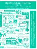 Cover of Regional Theatre Directory by Unknown