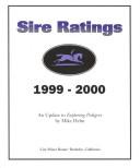 Cover of: Sire Ratings, 1999-2000: An Update to Exploring Pedigree