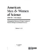 Cover of: American Men & Women of Science by RR Bowker Company