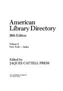 Cover of: American Library Directory