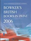 Cover of: Bowker's British Books in Print 2006