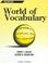 Cover of: World of Vocabulary