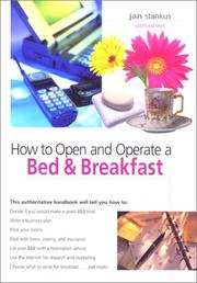 Cover of: How to Open and Operate a Bed & Breakfast, 6th