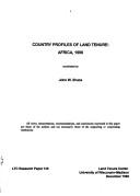 Cover of: Country Profiles of Land Tenure: Africa, 1996