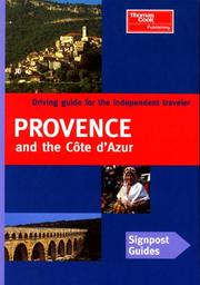 Cover of: Signpost Guide Provence and the Cote D'Azur
