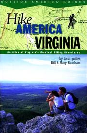 Cover of: Hike America Virginia: An Atlas of Virginia's Greatest Hiking Adventures (Hike America Series)