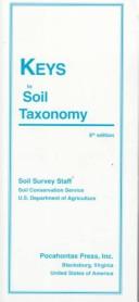 Cover of: Keys to Soil Taxonomy | 