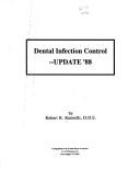 Cover of: Dental infection control-update '88