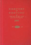 Cover of: Directory of Directors in the City of New York and Tri-State Area, 1999 (Directory of Directors)