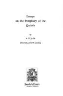 Essays on the Periphery of the Quixote (Juan de La Cuesta Hispanic Monographs)