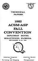 Cover of: Acsm-Asp Combined Papers by 1982 Asp Fall Meeting