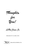 Cover of: Thoughts for You by Amiri Baraka