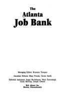 Cover of: The Atlanta job bank (Job bank series)