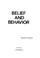 Cover of: Belief & Behavior