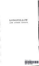 Cover of: Longfellow & Other Essays